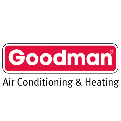 Goodman logo with bold white lettering on a red rectangle, “Air Conditioning & Heating” below—trusted HVAC brand in BC. Goodman logo with bold white lettering on a red rectangle, “Air Conditioning & Heating” below—trusted HVAC brand in BC.